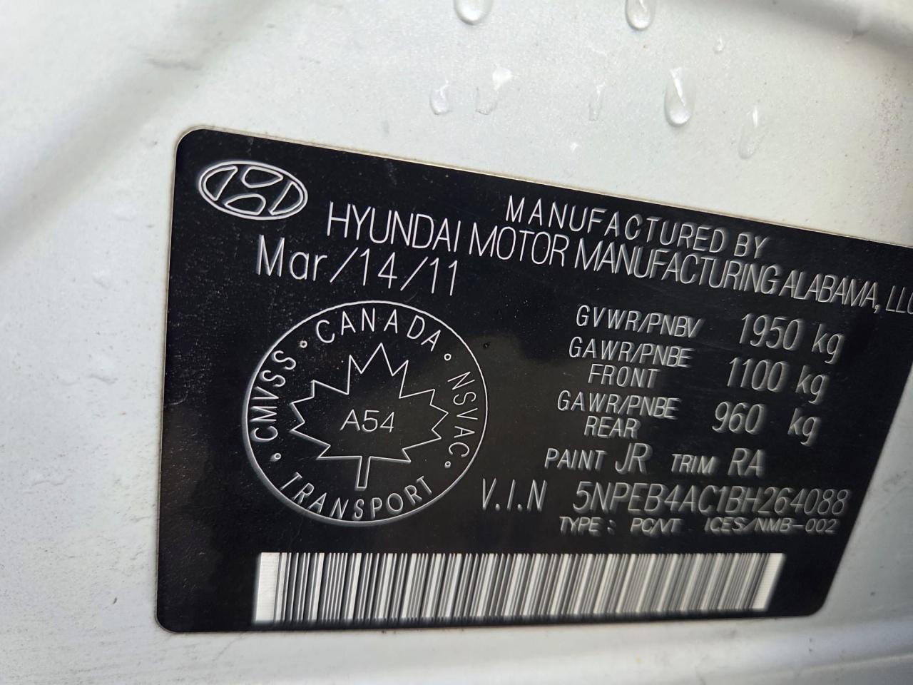 2011 Hyundai Sonata GLS - Photo #17