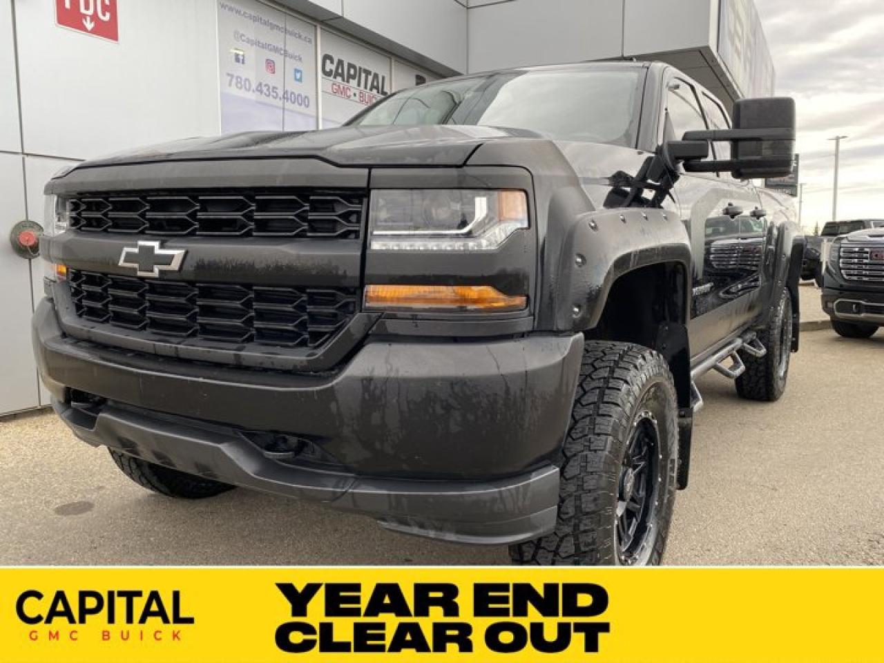 Used 2017 Chevrolet Silverado 1500 Custom Extended Cab  * LIFTED * DUAL EXHAUST * TRAILERING PACKAGE * for sale in Edmonton, AB