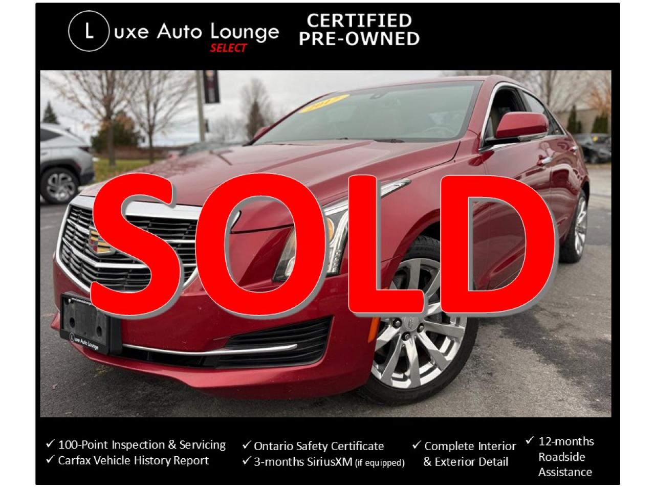 2017 Cadillac ATS Luxury AWD | GORGEOUS INTERIOR!