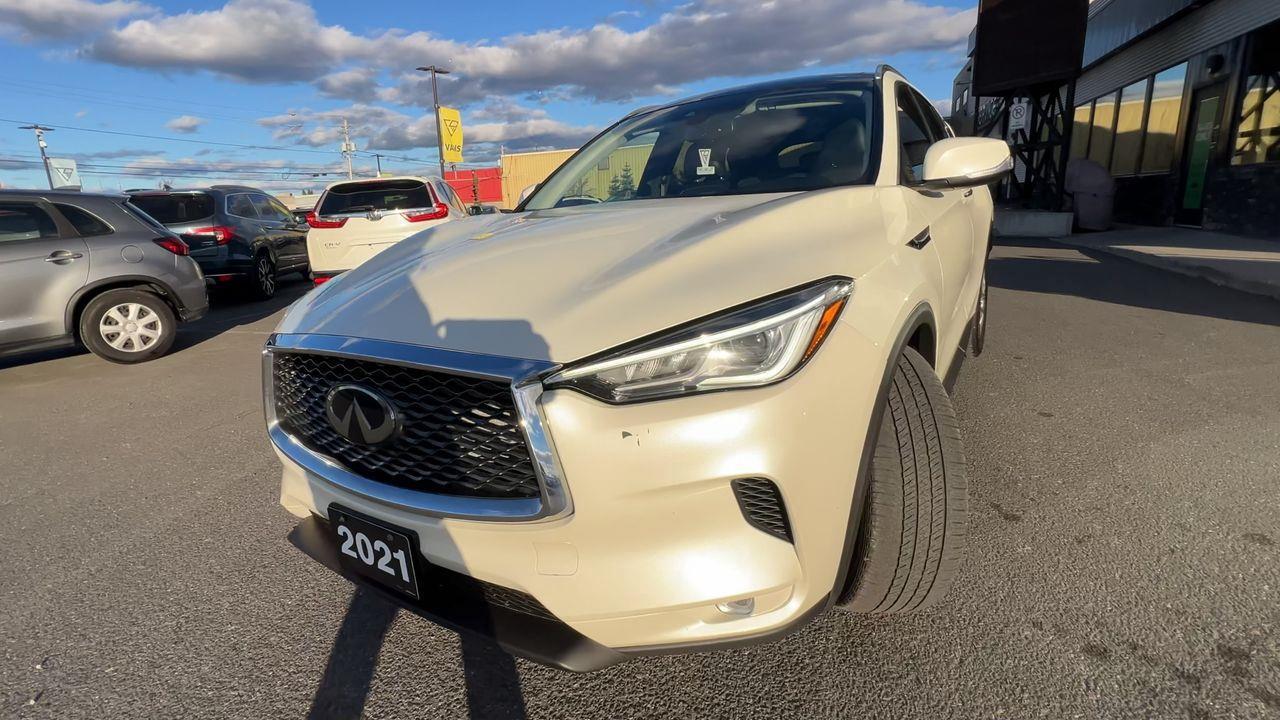2021 Infiniti QX50 Luxe AWD, MOONROOF, HEATED LEATHER SEATS, POWER LIFTGATE, REMOTE START, BACK UP CAM, CRUISE CONTROL!! Photo