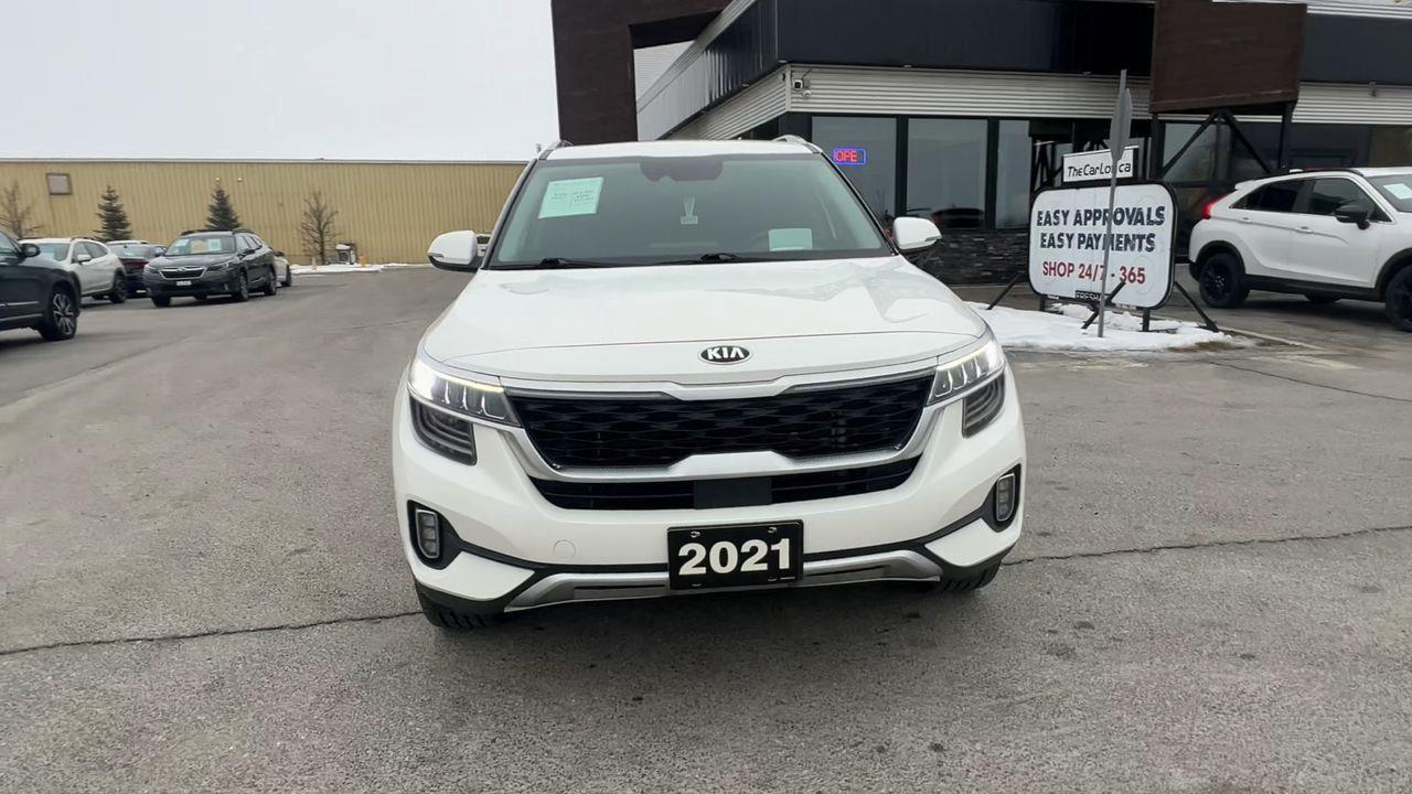2021 Kia Seltos SX Turbo AWD, HEATED LEATHER SEATS, MOONROOF, NAV, SIRIUS XM, CRUISE CONTROL, BACK UP CAM!! Photo