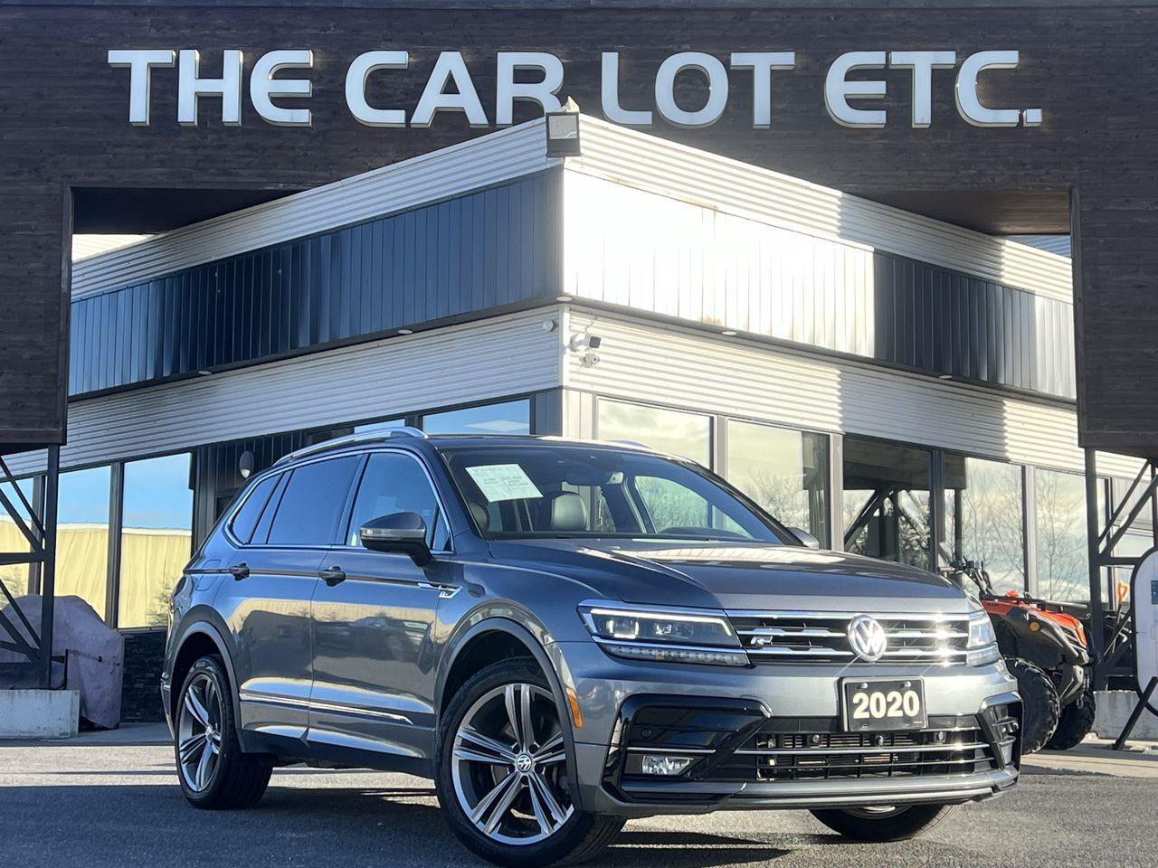 Used 2020 Volkswagen Tiguan Highline AWD, HEATED LEATHER SEATS, MOONROOF, NAV, SIRIUS XM, POWER LIFTGATE, CRUISE CONTROL, BACK UP CAM!! for sale in Sudbury, ON
