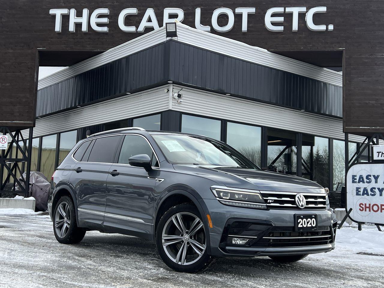 Used 2020 Volkswagen Tiguan Highline AWD, HEATED LEATHER SEATS, MOONROOF, NAV, SIRIUS XM, POWER LIFTGATE, CRUISE CONTROL, BACK UP CAM!! for sale in Sudbury, ON