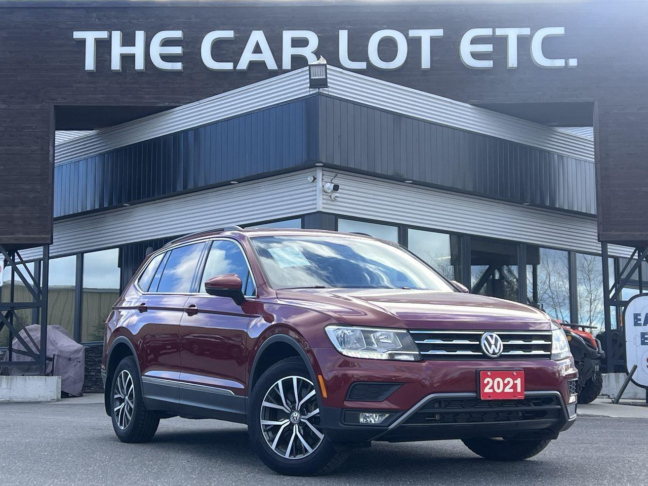 Used 2021 Volkswagen Tiguan Comfortline AWD, LEATHER HEATED SEATS, NAVIGATION, BACK UP CAM!! for sale in Sudbury, ON