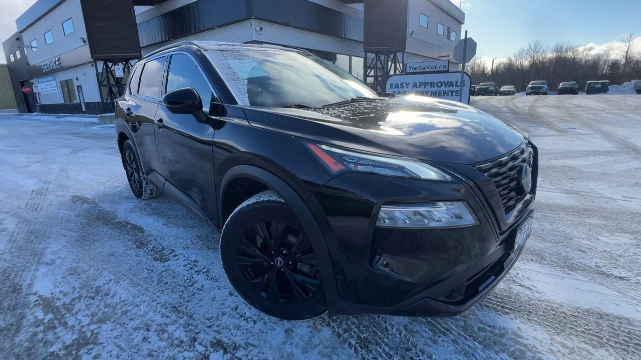 2023 Nissan Rogue SV Midnight Edition AWD, MOONROOF, HEATED LEATHER SEATS, MOONROOF, SIRIUS XM, REMOTE START, POWER LIFTGATE, BACK UP CAM! Photo