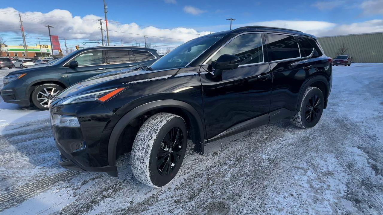2023 Nissan Rogue SV Midnight Edition AWD, MOONROOF, HEATED LEATHER SEATS, MOONROOF, SIRIUS XM, REMOTE START, POWER LIFTGATE, BACK UP CAM! Photo3