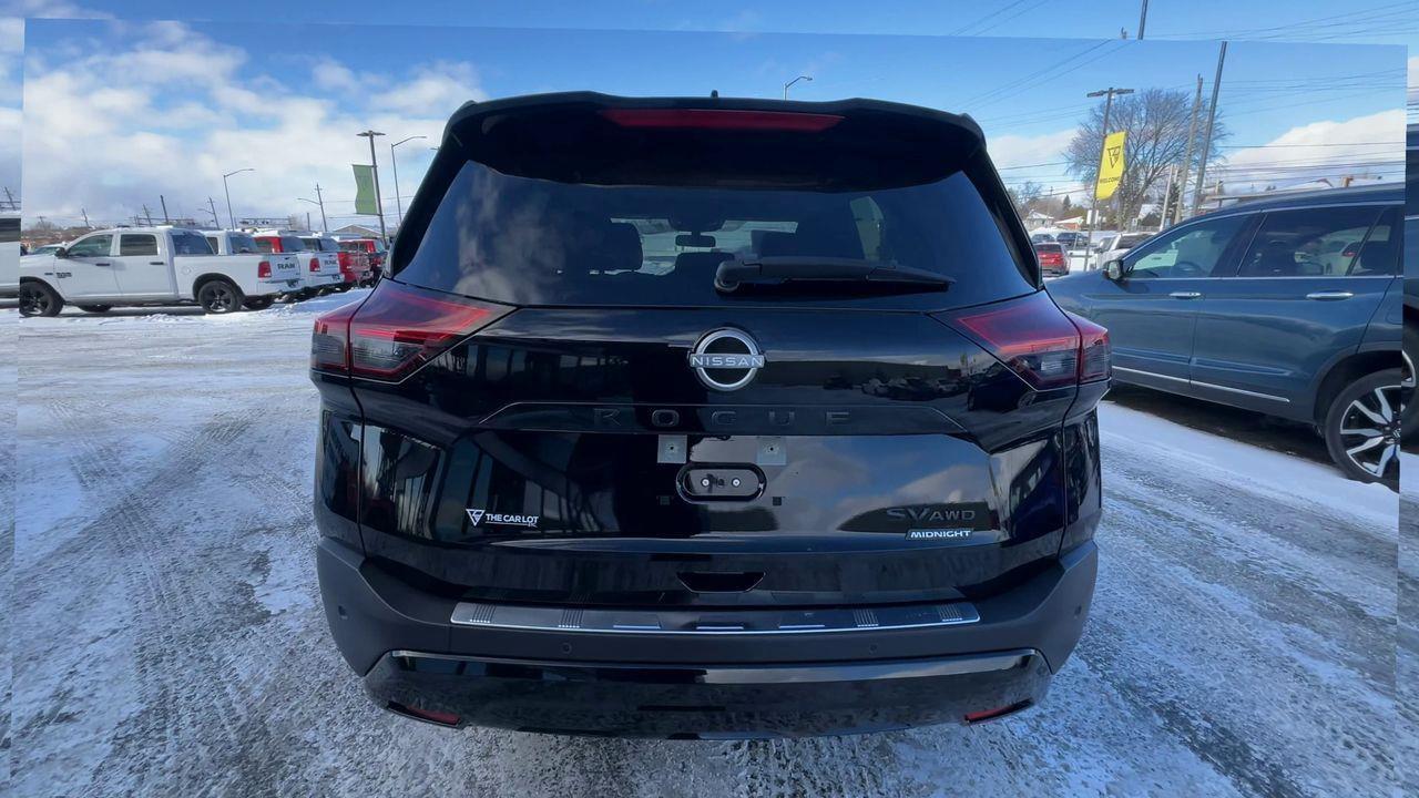 2023 Nissan Rogue SV Midnight Edition AWD, MOONROOF, HEATED LEATHER SEATS, MOONROOF, SIRIUS XM, REMOTE START, POWER LIFTGATE, BACK UP CAM! Photo