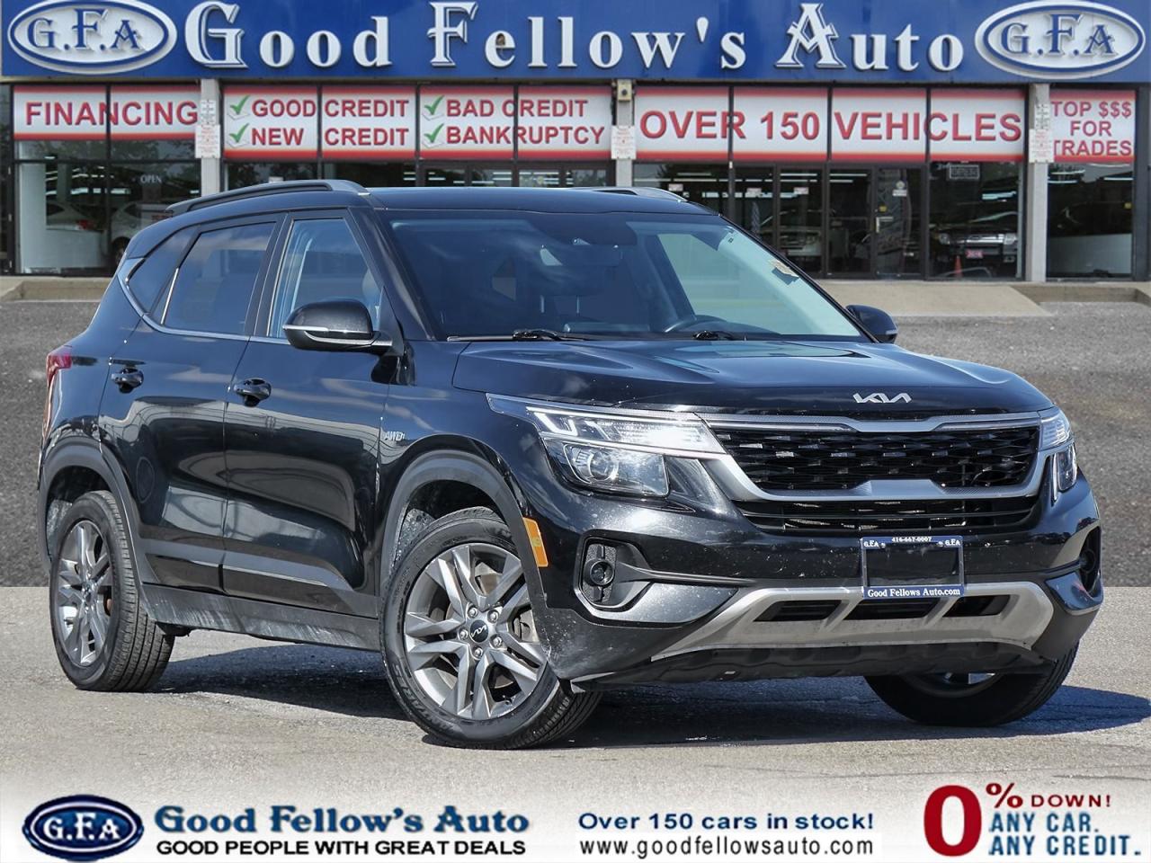 Used 2022 Kia Seltos EX MODEL, AWD, LEATHER SEATS, SUNROOF, REARVIEW CA for sale in North York, ON