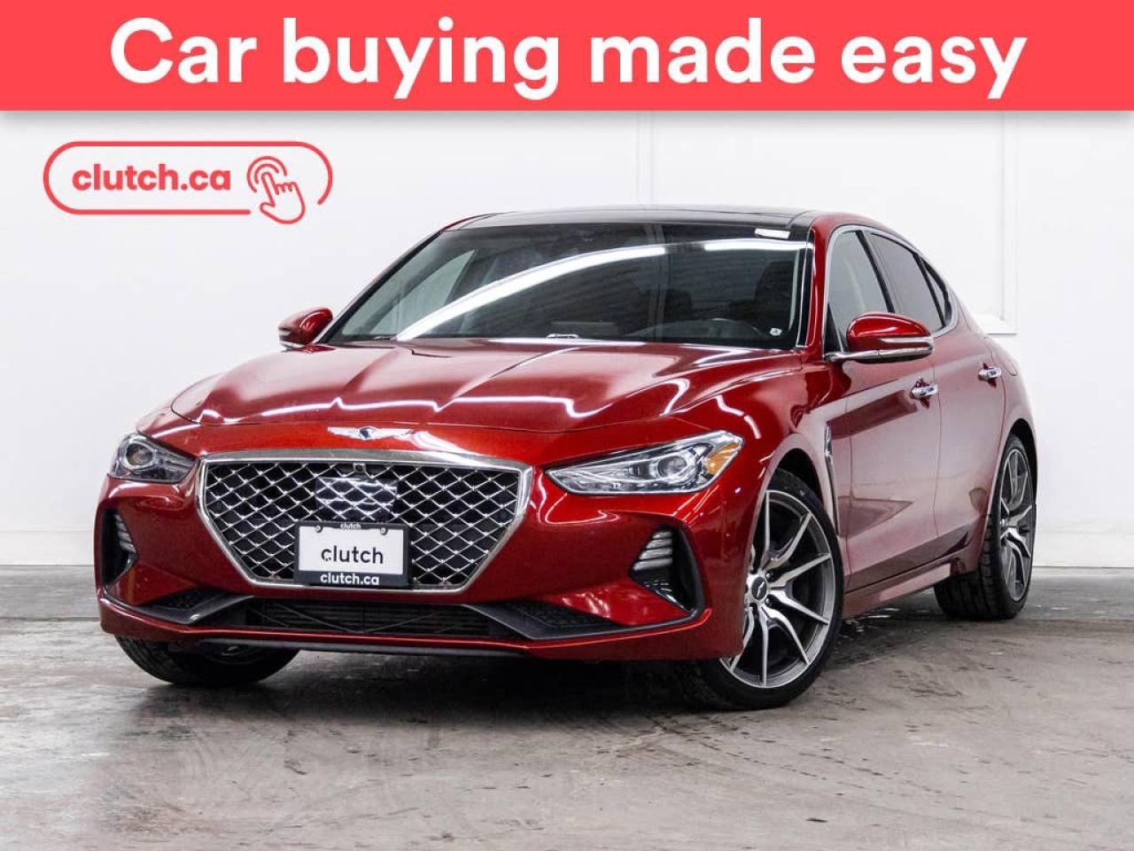 Used 2019 Genesis G70 2.0T Prestige AWD w/ Apple CarPlay & Android Auto, Sunroof, Nav for sale in Toronto, ON