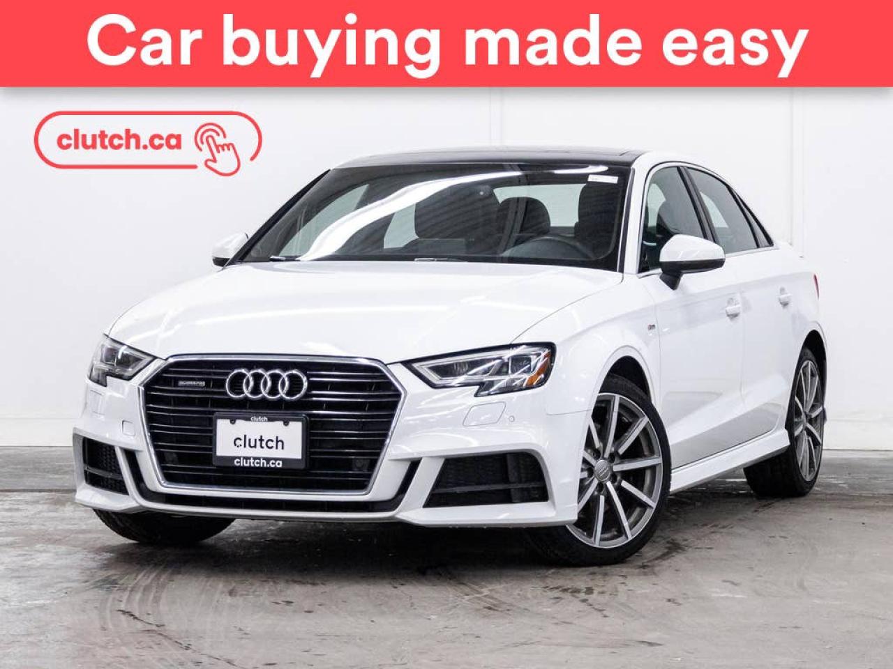 Used 2018 Audi A3 Technik AWD w/Apple CarPlay, Heated Front Seats, Backup Cam for sale in Toronto, ON