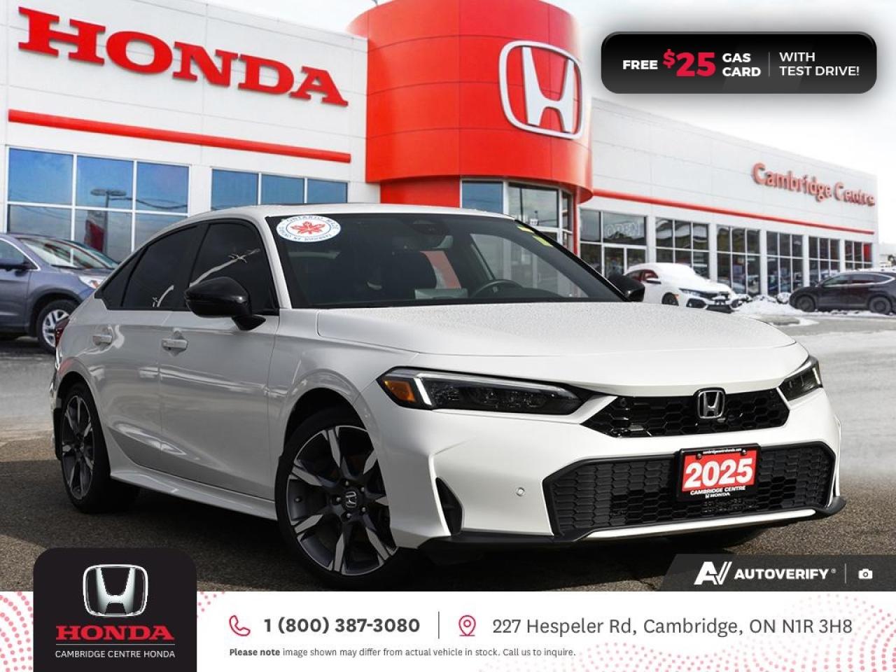 Used 2025 Honda Civic Hybrid Sport Touring HYBRID VEHICLE! for sale in Cambridge, ON