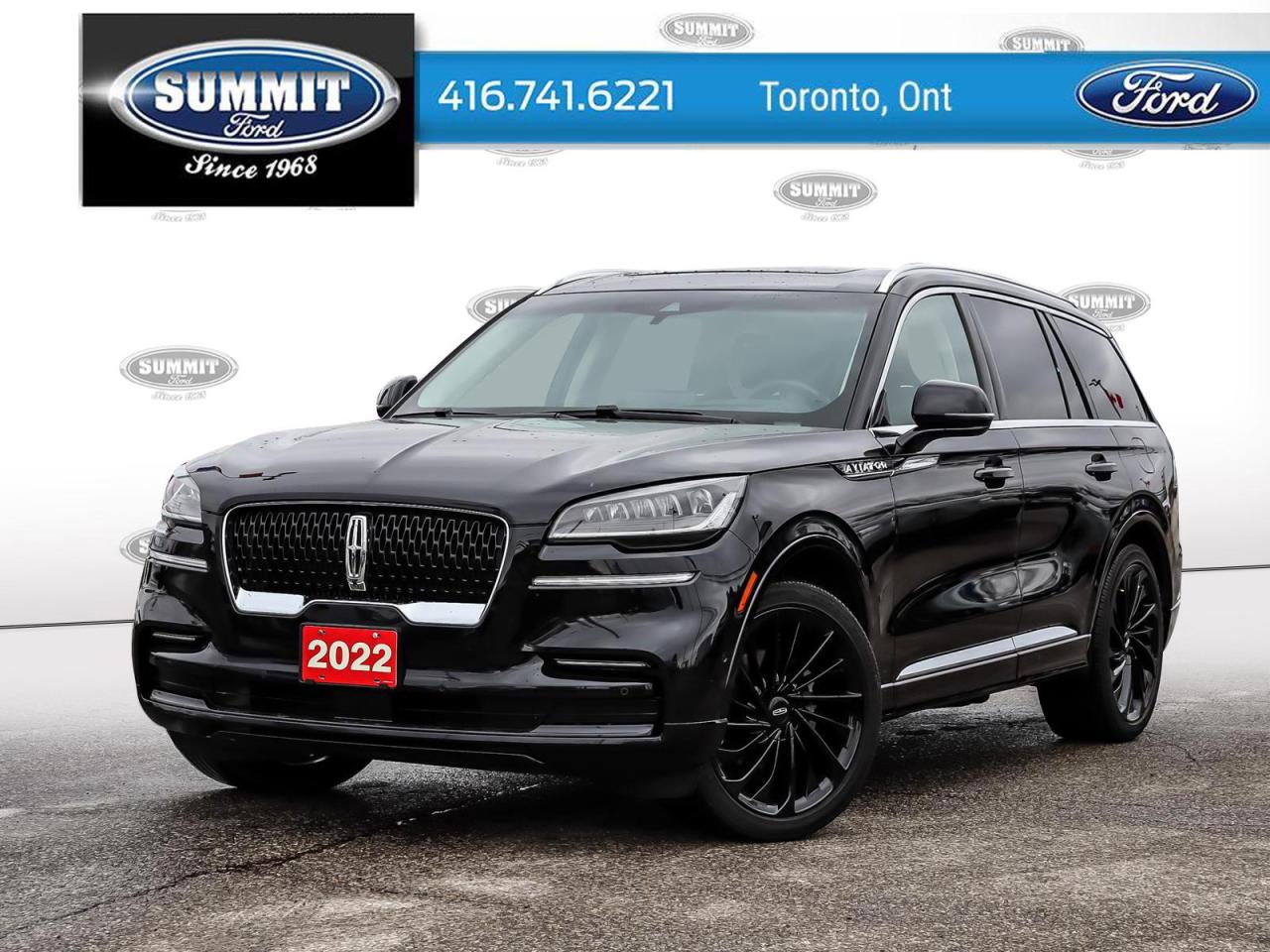 Used 2022 Lincoln Aviator Monochromatic Pkg. | Reserve Pkg. | Roof | V6 | Apple Car Play | for sale in Etobicoke, ON