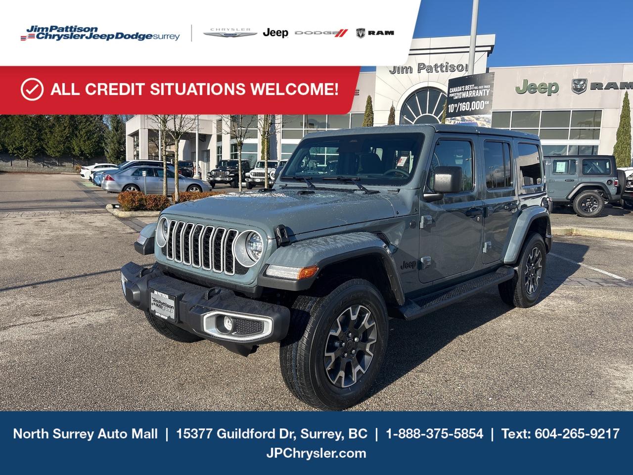 Jim Pattison Chrysler Jeep Dodge is ready to help you find your perfect vehicle. Our team of highly-experienced pros will provide you with the highest level of customer care and we are proud to offer online shopping from the comfort of your home with the new Pick, Price, Purchase Program. Browse our inventory online, create a personal account to track the vehicles you&rsquo;re interested in and the payment options that work best for you. Simple as that! And we will be here to answer all your questions. Visit our website, send us an email or give us a call today and let us get to work for you! Price includes freight & PDI, documentation fee ($899), A/C levy ($100), tire levy (up to $32.50), and VSA Transaction Levy ($10). Finance/lease placement fee ($599) if applicable, GST and PST are additional. Dealer-installed accessories are included, if applicable. Rebates applied after taxes. D#30394