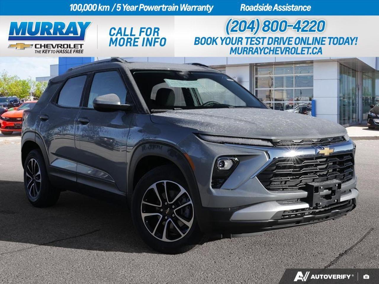 *Front Collision Warning* *Lane Keeping Assist* *Rear Parking Aid*  Experience the dynamic prowess of the 2026 Chevrolet Trailblazer LT, now available in Winnipeg. Its robust Gas I3 1.3L Turbo engine delivers a compelling 155 horsepower, perfectly paired with a 1-Speed Continuously Variable Ratio transmission for seamless power delivery. The Trailblazers sophisticated Sterling Grey Metallic finish is complemented by a sleek Jet Black cloth interior, offering a refined and comfortable driving experience.  Safety and convenience are at the forefront, with features such as Front Collision Warning, Lane Keeping Assist, and Rear Parking Aid providing peace of mind on every journey. Enjoy the luxury of heated front seats and a heated steering wheel, perfect for those chilly Winnipeg days. With smart device integration and a WiFi hotspot, stay connected and entertained wherever the road takes you.  Designed to impress, the Trailblazers aluminum wheels and automatic highbeams enhance both style and function. The vehicles advanced safety systems, including a Blind Spot Monitor and Cross-Traffic Alert, ensure a secure driving experience for you and your passengers. Embrace the future of driving with this outstanding Chevrolet Trailblazer LT.  Dealer Permit #1740