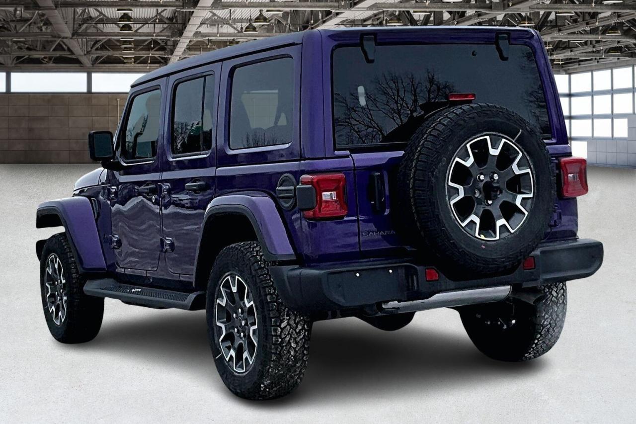 2026 Jeep Wrangler SAHARA 4DR  Sky-Top | Leather | Nav | PURPLE REIGN Photo3