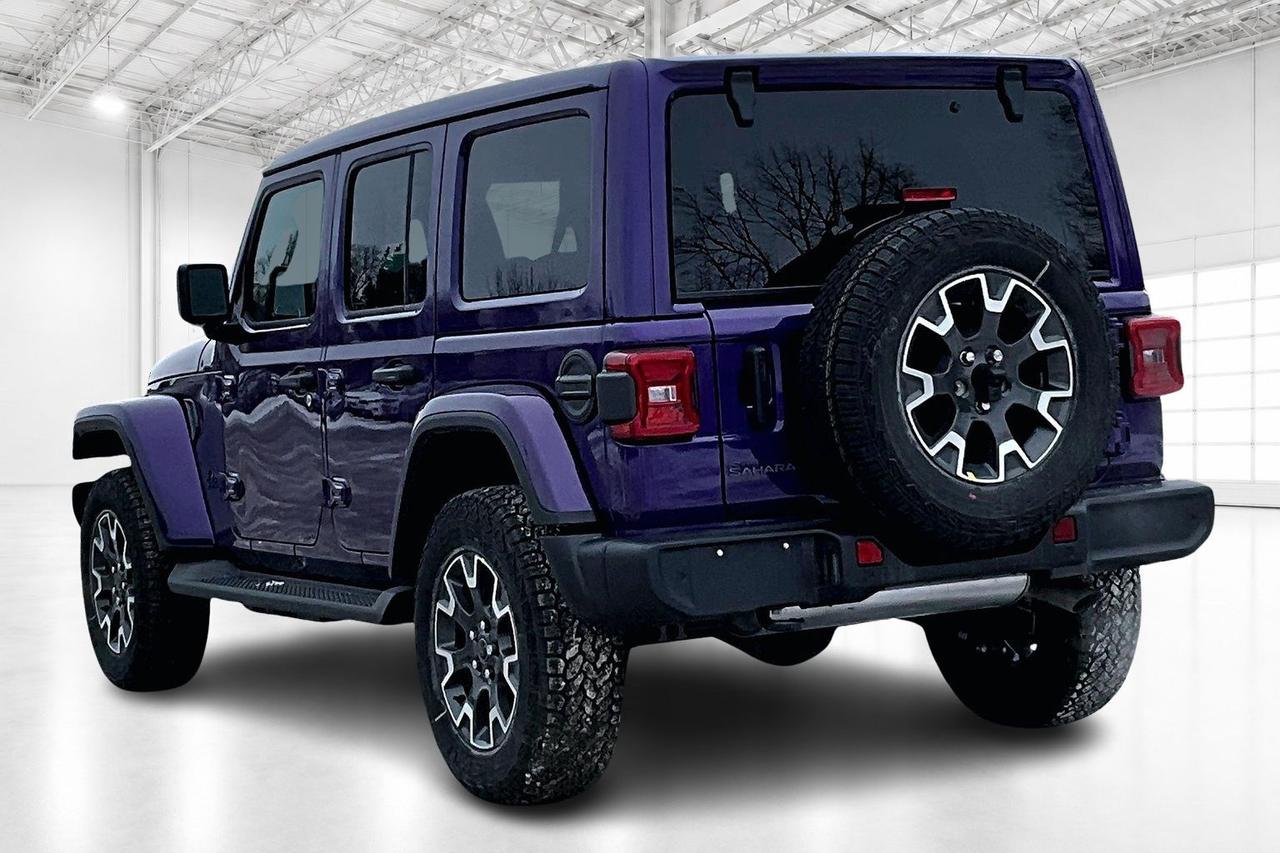 2026 Jeep Wrangler SAHARA 4DR  Sky-Top | Leather | Nav | PURPLE REIGN Photo3