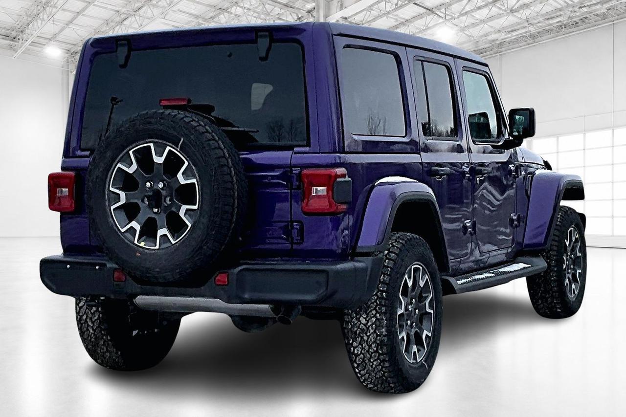 2026 Jeep Wrangler SAHARA 4DR  Sky-Top | Leather | Nav | PURPLE REIGN Photo2