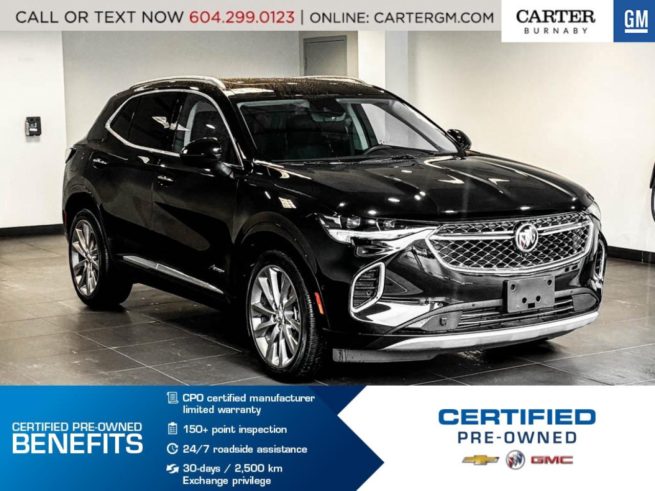 Used 2022 Buick Envision AVENIR AWD | 2.0L ENG/POWER SEATS/POWER MOONROOF for sale in Burnaby, BC