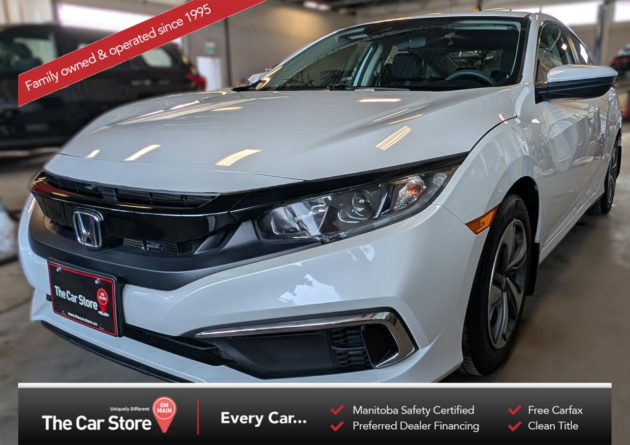 Used 2019 Honda Civic LX CLEAN TITLE , REMOTE STARTER LOW KMS!! for sale in Winnipeg, MB