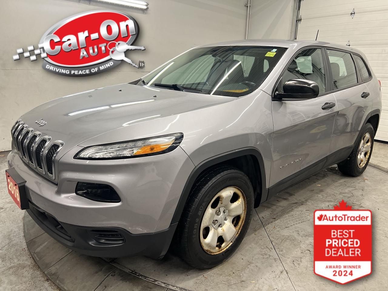 CERTIFIED W/ LOW KMS!! Sport 4X4 w/ Heated seats & steering, remote start, backup camera, air conditioning, keyless entry, power locks, power windows, power mirrors, automatic headlights, cruise control, Bluetooth and Sirius XM!!