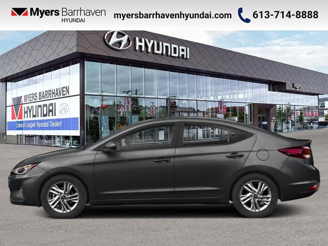 Used 2020 Hyundai Elantra Luxury  - Leather Seats -  Sunroof - $147 B/W for sale in Nepean, ON