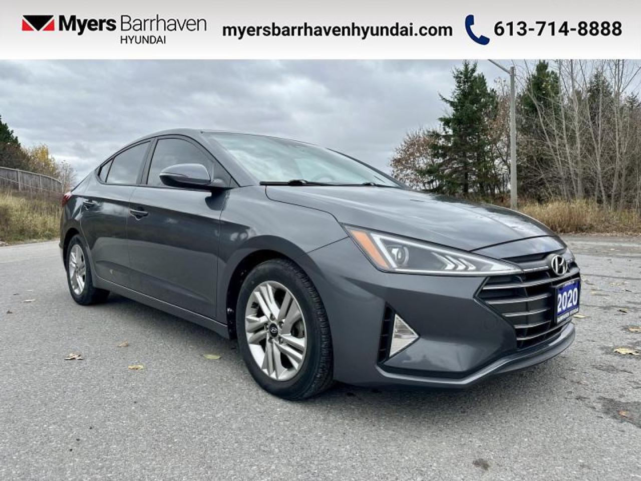 Used 2020 Hyundai Elantra Luxury  - Leather Seats -  Sunroof - $147 B/W for sale in Nepean, ON