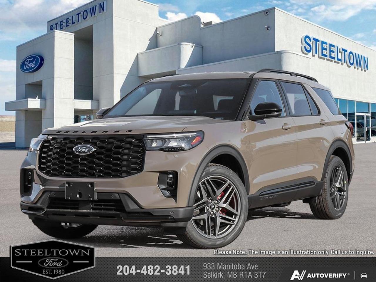 <br> <br>We value your TIME, we wont waste it or your gas is on us!   We offer extended test drives and if you cant make it out to us we will come straight to you!<br> <br>  Treat your family to refined luxury and comfort in this capable 2026 Ford Explorer. <br> <br>This Ford Explorer is the ultimate lifestyle vehicle with plenty of style and space for all of your passengers and cargo. It has the hauling capabilities of a midsize SUV combined with strong off-road capabilities. Whether your next family adventure is to the grocery store or over a high mountain pass, the Ford Explorer was built to get you there with ease.<br> <br> This Marsh Grey SUV  has an Automatic transmission and is powered by a  300HP 2.3L 4 Cylinder Engine.<br><br> View the original window sticker for this vehicle with this url <b><a href=http://www.windowsticker.forddirect.com/windowsticker.pdf?vin=1FMUK8KH9TGA03483 target=_blank>http://www.windowsticker.forddirect.com/windowsticker.pdf?vin=1FMUK8KH9TGA03483</a></b>.<br> <br>To apply right now for financing use this link: <a href=http://www.steeltownford.com/?https://CreditOnline.dealertrack.ca/Web/Default.aspx?Token=bf62ebad-31a4-49e3-93be-9b163c26b54c&La target=_blank>http://www.steeltownford.com/?https://CreditOnline.dealertrack.ca/Web/Default.aspx?Token=bf62ebad-31a4-49e3-93be-9b163c26b54c&La</a><br><br> <br/> Total  rebate of $1000 is reflected in the price.   Incentives expire 2026-02-02.  See dealer for details. <br> <br>Family owned and operated in Selkirk for 35 Years.  <br>Steeltown Ford is located just 20 minutes North of the Perimeter Hwy, with an onsite banking center that offers free consultations. <br>Ask about our special dealer rates available through all major banks and credit unions.<br>Dealer retains all rebates, plus taxes, govt fees and Steeltown Protect Plus.<br>Steeltown Ford Protect Plus includes:<br>- Life Time Tire Warranty <br>Dealer Permit # 1039<br><br><br> Come by and check out our fleet of 90+ used cars and trucks and 140+ new cars and trucks for sale in Selkirk.  o~o