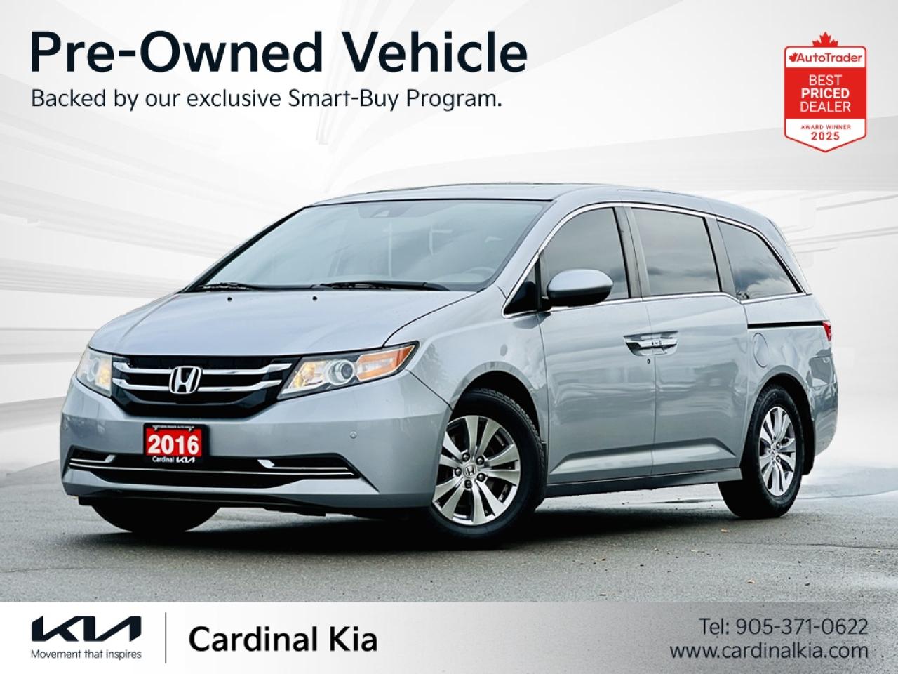 Used 2016 Honda Odyssey EX-L for sale in Niagara Falls, ON