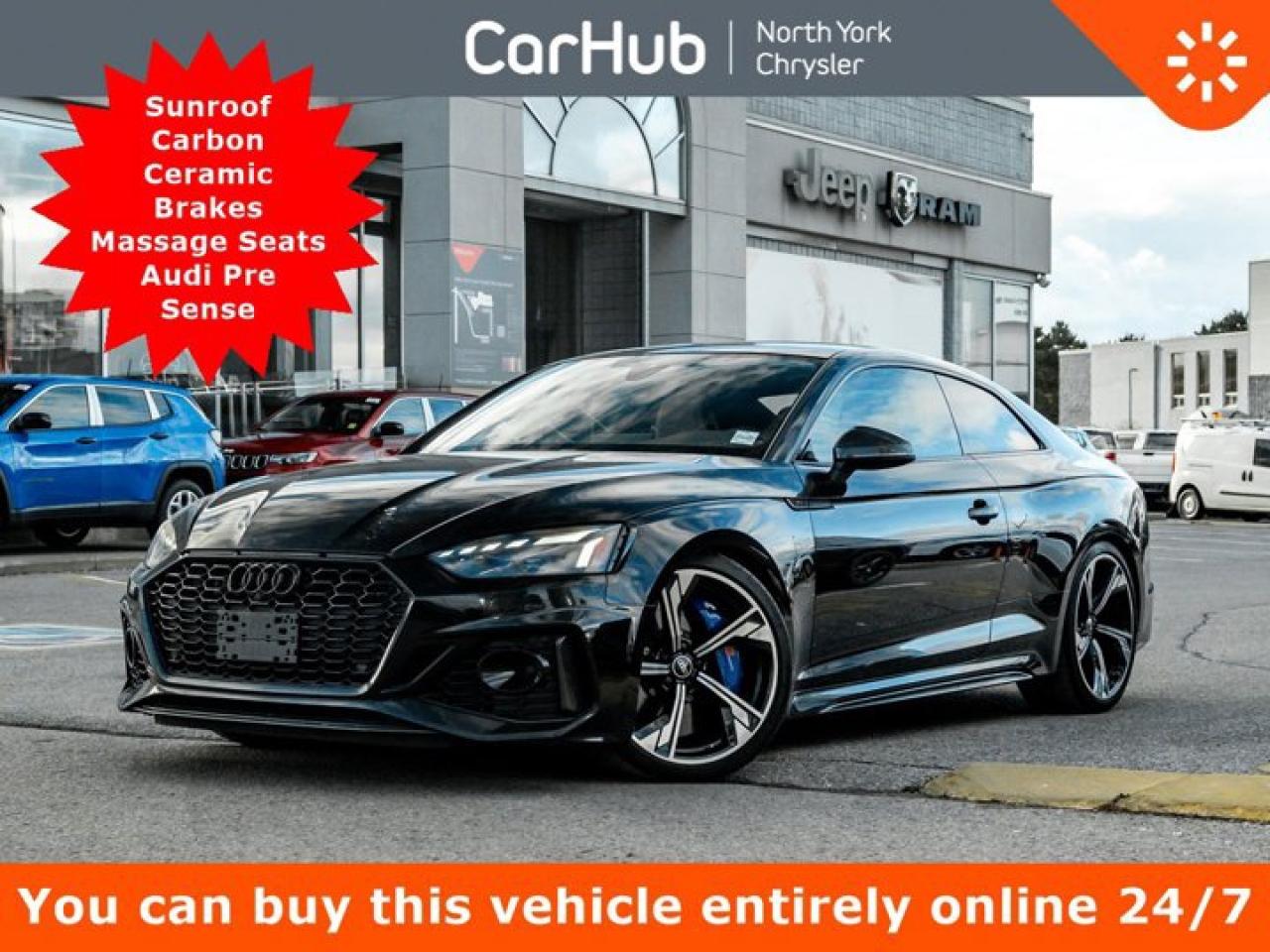 2022 Audi RS 5 Coupe Sunroof Carbon Ceramic Brakes Massage Seats Audi Pre Sense Side Assist Photo0