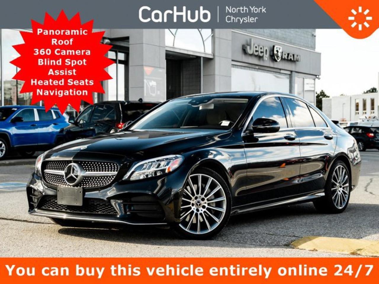 2019 Mercedes-Benz C-Class C 300 Panoroof 360 Cam Blind Spot Assist Heated Seats Photo0