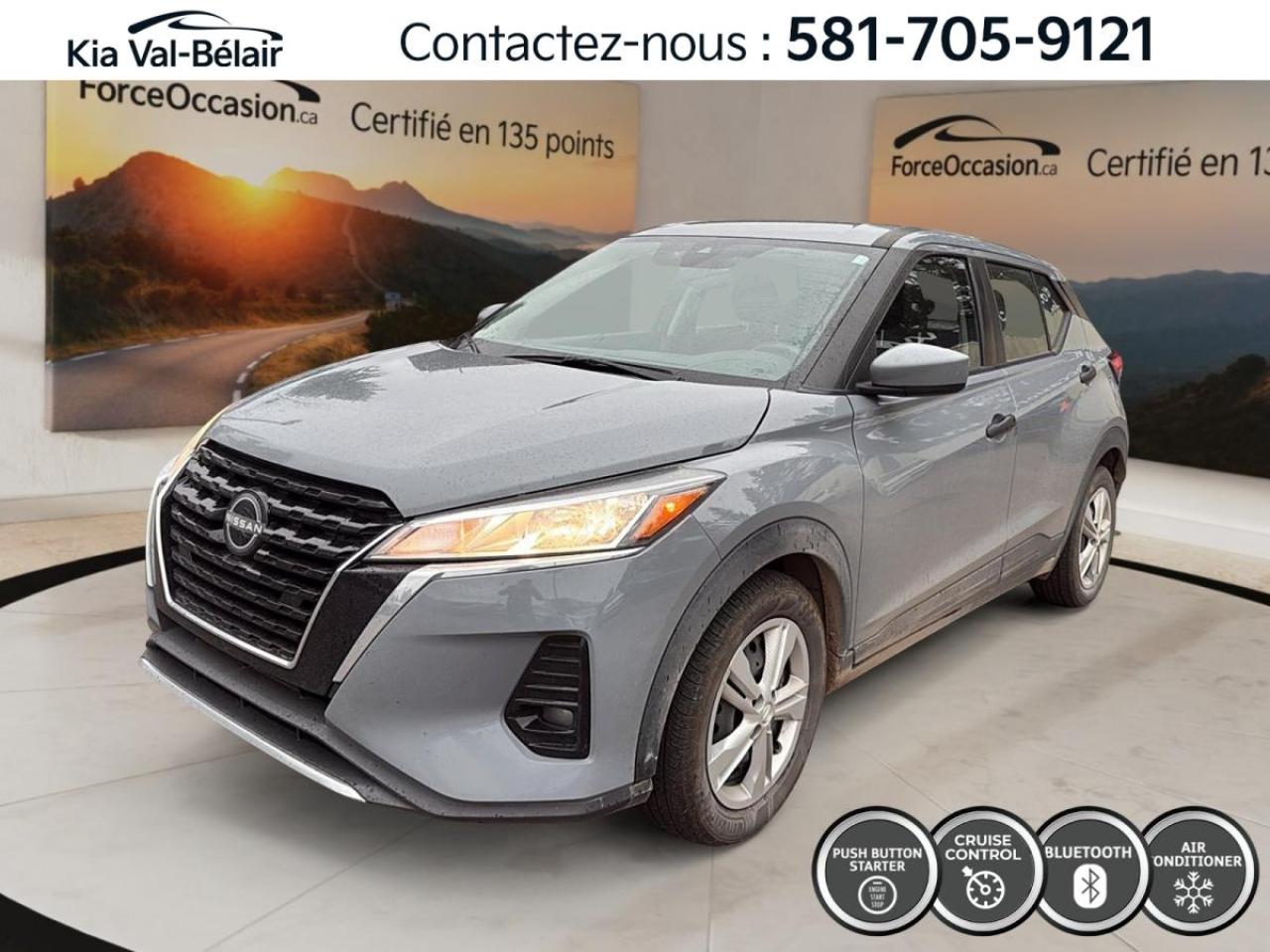 Used 2023 Nissan Kicks S *A/C *CRUISE *CAMERA *CARPLAY *SIEGES CHAUFF for sale in Québec, QC