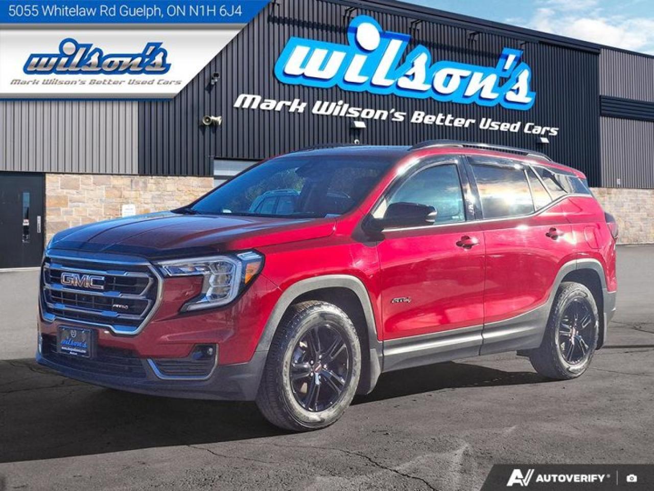 2022 GMC Terrain AT4 AWD | Leather | Sunroof | Nav | 360 Camera | Adaptive Cruise | Bose | HUD | and More ! Photo0