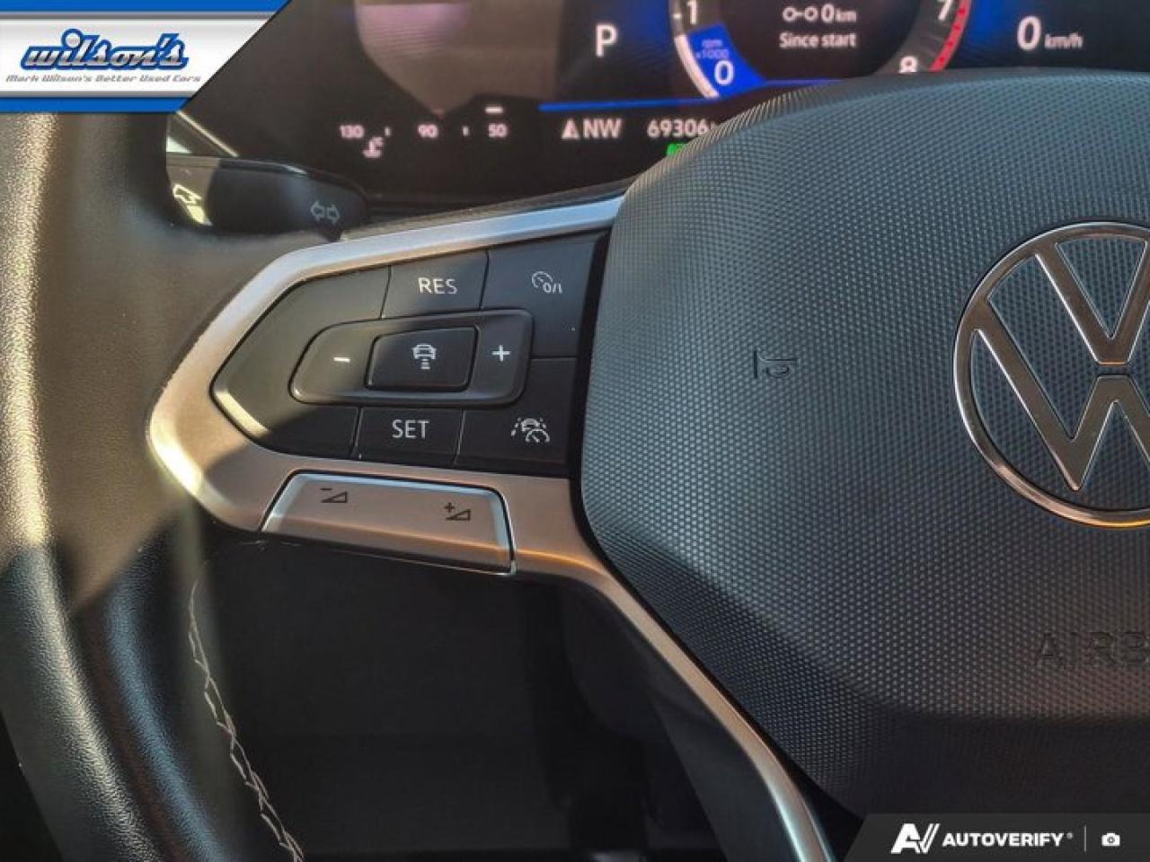 2024 Volkswagen Taos Comfortline | Panoramic Sunroof | Adaptive Cruise | Heated Wheel + Seats | CarPlay & More ! Photo