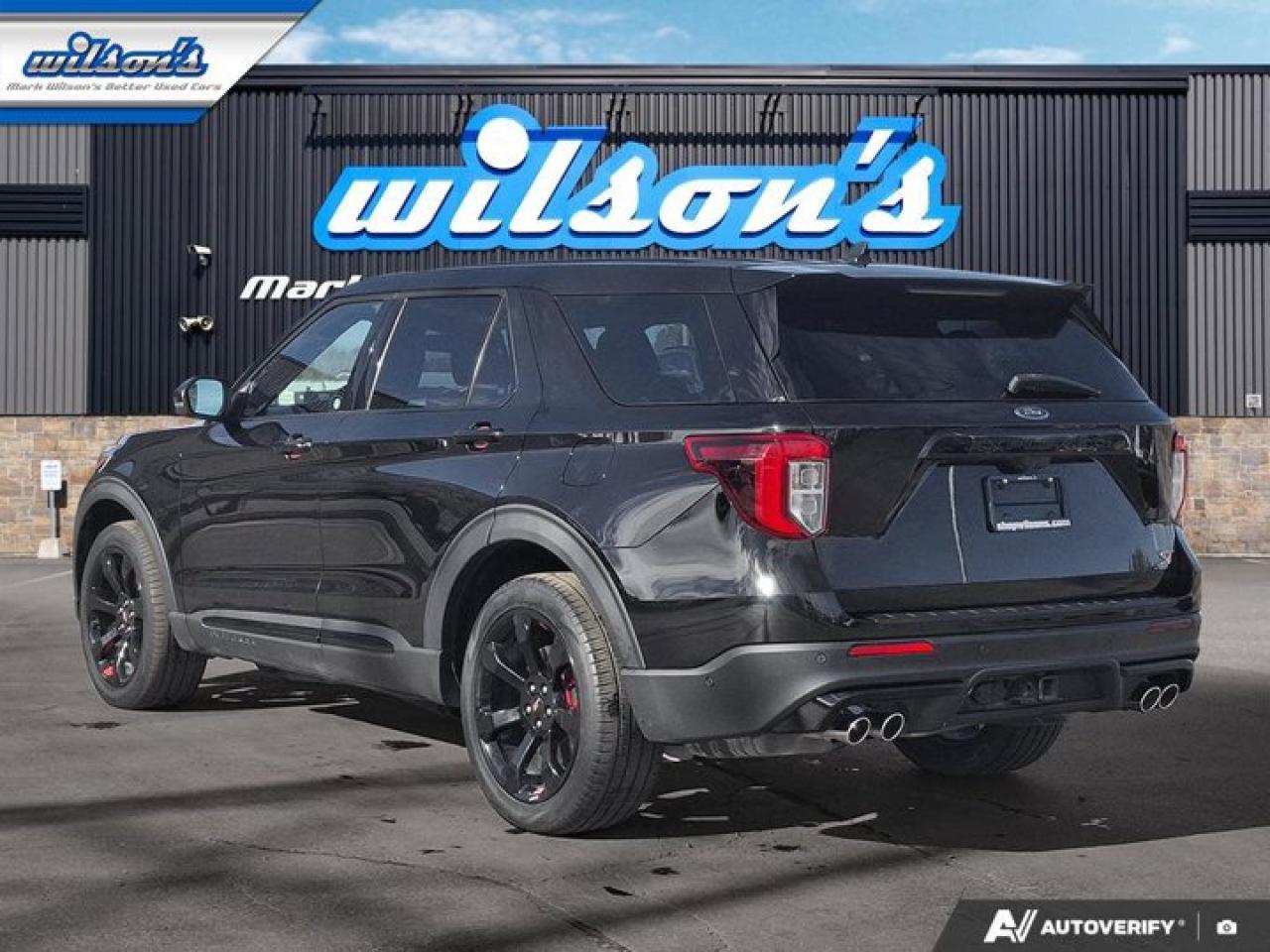 2022 Ford Explorer ST 4WD | Split Leather Buckets | Pano Roof | Heated + Cooled Seats | Heated Steering | and More ! Photo
