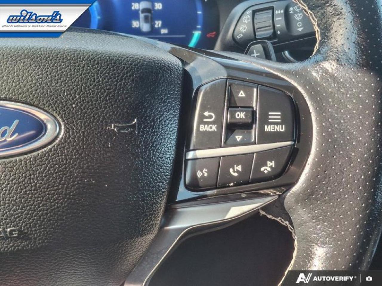 2022 Ford Explorer ST 4WD | Split Leather Buckets | Pano Roof | Heated + Cooled Seats | Heated Steering | and More ! Photo