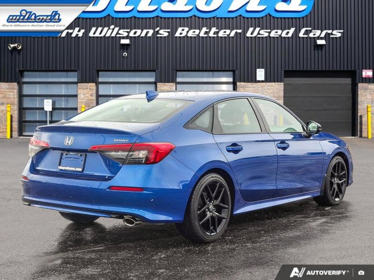 2022 Honda Civic Sedan Sport Sedan | Sunroof | Heated Wheel + Seats | Adaptive Cruise | CarPlay + Android | Rear Cam & More Photo4