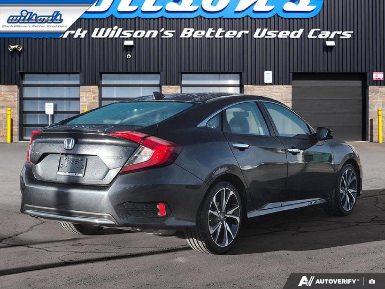 2019 Honda Civic Sedan Touring | Leather | Sunroof | Nav | Adaptive Cruise | Heated Seats | CarPlay + Android and More ! Photo