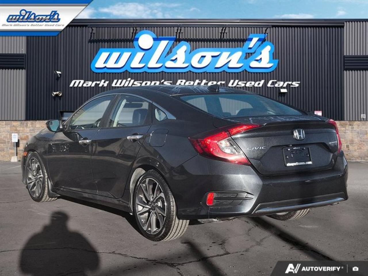 2019 Honda Civic Sedan Touring | Leather | Sunroof | Nav | Adaptive Cruise | Heated Seats | CarPlay + Android and More ! Photo2