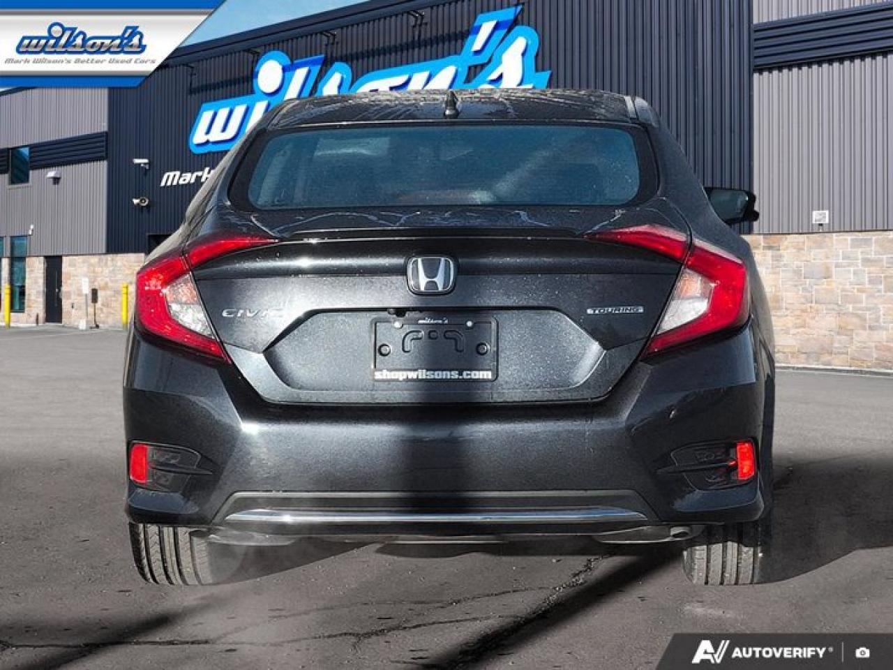 2019 Honda Civic Sedan Touring | Leather | Sunroof | Nav | Adaptive Cruise | Heated Seats | CarPlay + Android and More ! Photo3