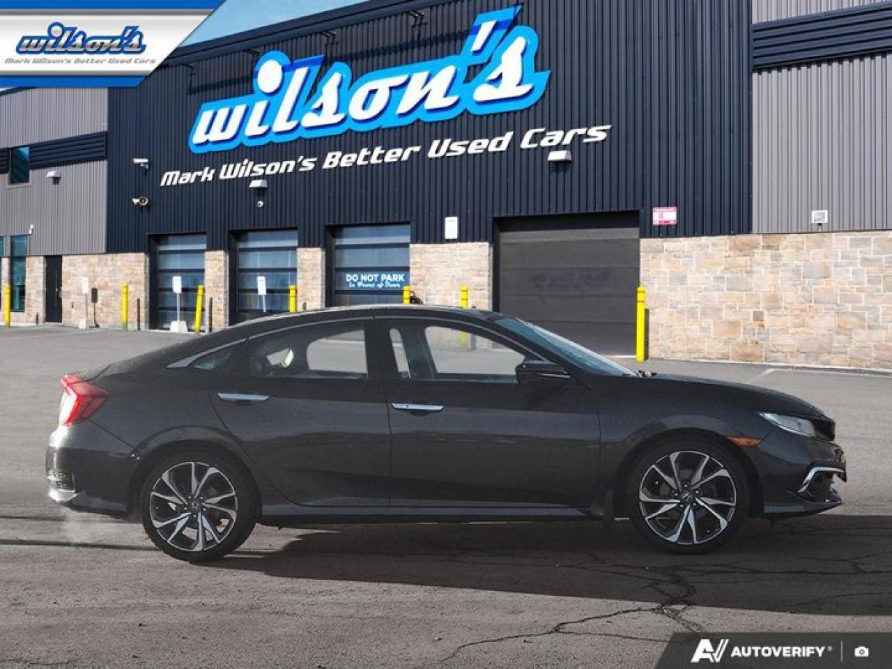 2019 Honda Civic Sedan Touring | Leather | Sunroof | Nav | Adaptive Cruise | Heated Seats | CarPlay + Android and More ! Photo