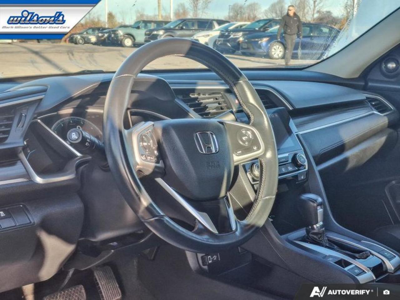 2019 Honda Civic Sedan Touring | Leather | Sunroof | Nav | Adaptive Cruise | Heated Seats | CarPlay + Android and More ! Photo