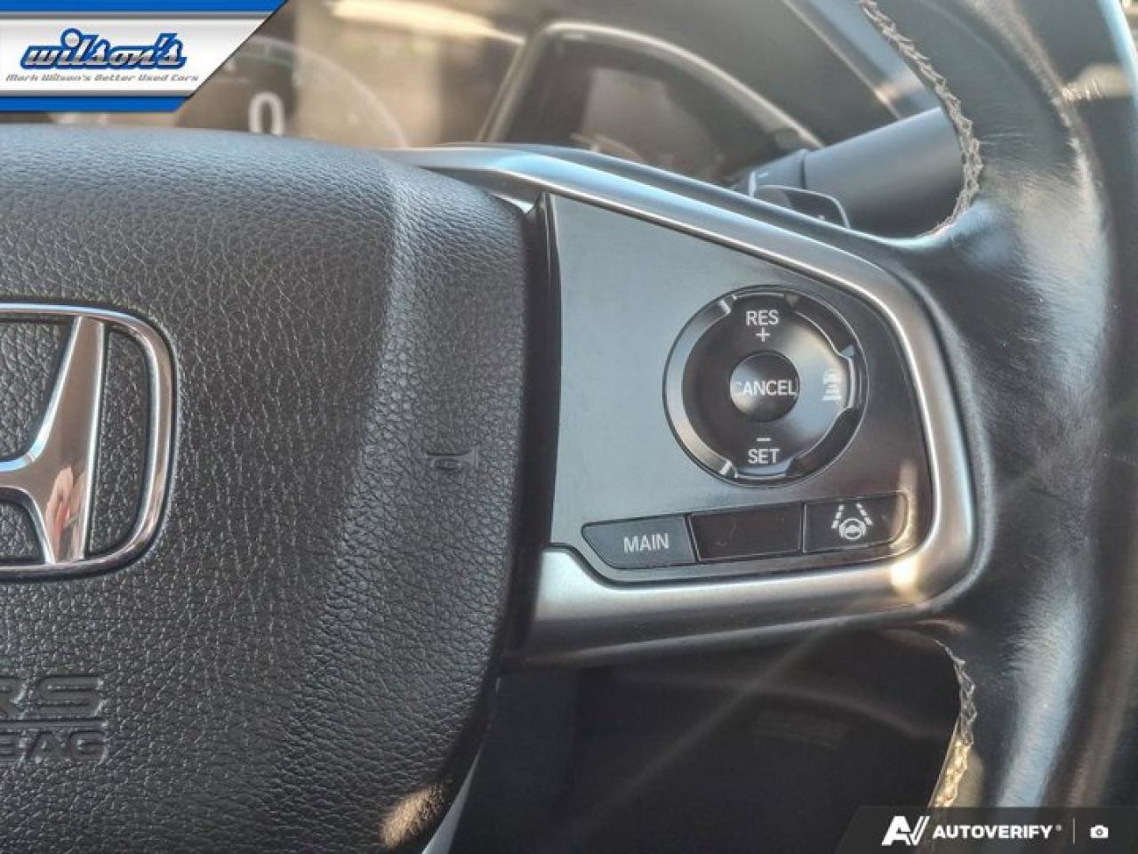 2019 Honda Civic Sedan Touring | Leather | Sunroof | Nav | Adaptive Cruise | Heated Seats | CarPlay + Android and More ! Photo