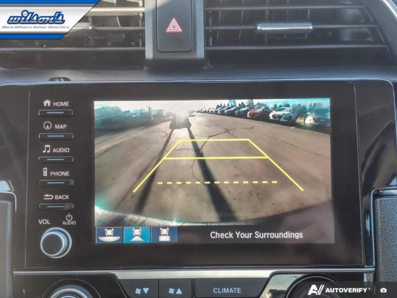 2019 Honda Civic Sedan Touring | Leather | Sunroof | Nav | Adaptive Cruise | Heated Seats | CarPlay + Android and More ! Photo