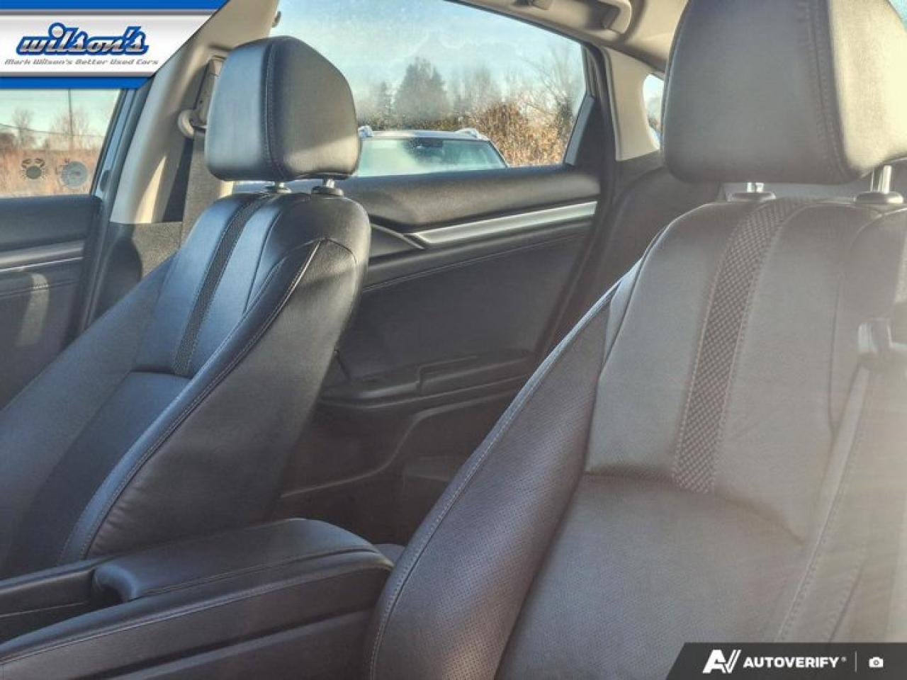 2019 Honda Civic Sedan Touring | Leather | Sunroof | Nav | Adaptive Cruise | Heated Seats | CarPlay + Android and More ! Photo