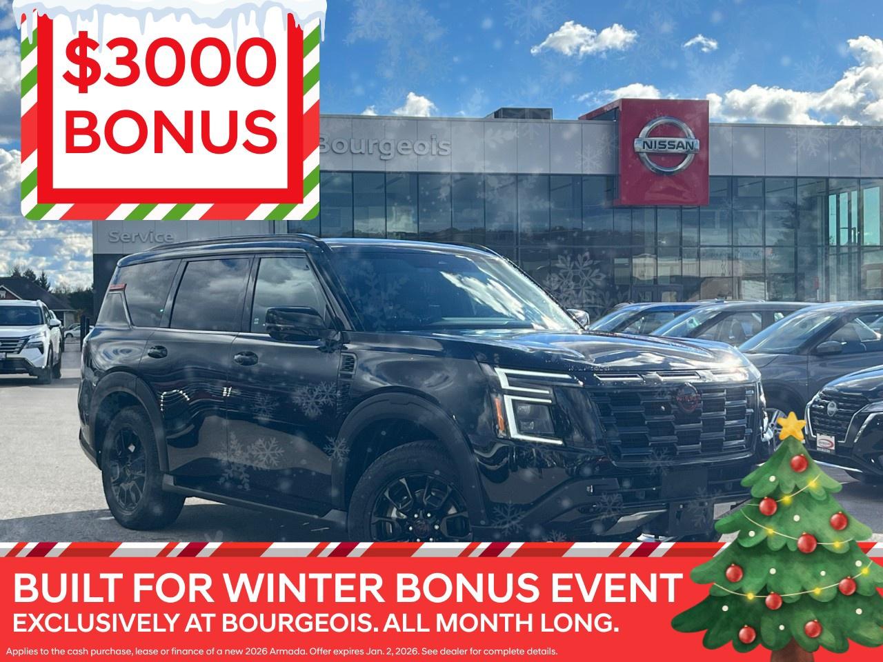 New 2026 Nissan Armada 4x4 PRO-4X for sale in Midland, ON