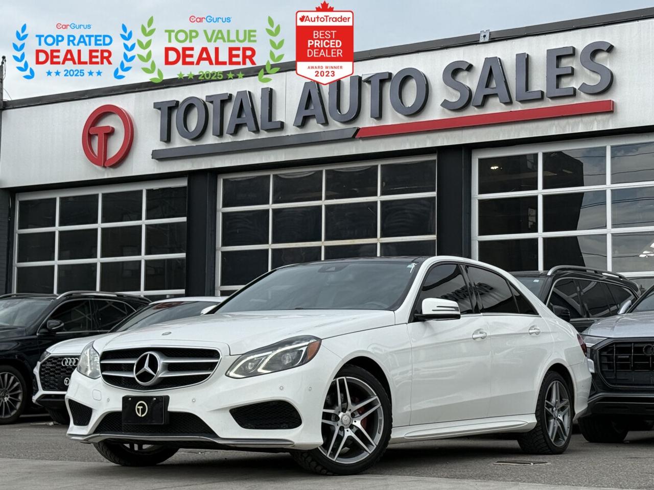 ** JUST ARRIVED! DONT MISS OUT ON THIS!! ** <br/> ** CLEAN TITLE, CARFAX VERIFIED! ** <br/> ** RATES AS LOW AS 6.99 OAC ** <br/> <br/> <br/> ==>> WE FINANCE ALL CREDIT TYPES! NEW TO THE COUNTRY?! NO PROBLEM! BAD CREDIT?! NO PROBLEM! <br/> ===>> YOU CAN APPLY ONLINE ON OUR WEBSITE OR IN PERSON! <br/> <br/> <br/> **GORGEOUS WHITE EXTERIOR ON PREMIUM BLACK LEATHER INTERIOR! COMES LOADED //AMG SPORT PACKAGE! HARMAN KARDON SOUND SYSTEM, PANO GLASS ROOF, HEATED FRONT SEATS, HEATED STEERING WHEEL, REAR SUNSHADE, BACK UP CAMERA WITH PARKING ASSIST, BLIND SPOT ASSIST, ATTENTION ASSIST, COLLISION PREVENTION, KEYLESS GO, AUTOMATIC MIRROR FOLDING, POWER TAILGATE, & MUCH MUCH MORE !! ** <br/> <br/> <br/> <br/> <br/> >>>> FOLLOW US ON INSTAGRAM @ <br/> TOTALAUTOSALES <br/> <br/> <br/> *** PLEASE CALL (437) 494-3945 *** <br/> OUR NEW LOCATION: <br/> 2430 FINCH AVE WEST, NORTH YORK, M9M 2E1 <br/> <br/> <br/> *** CERTIFICATION: Have your new preowned vehicle certified at TOTAL AUTO SALES! We offer a full safety inspection exceeding industry standards, including oil change and professional detailing before delivery. Vehicles are not drivable, if not certified or e-tested, a certification package is available for $995. All trade-ins are welcome. Taxes, Finance fee and licensing are extra.** <br/> <br/> <br/> ** WARRANTY. We provide extended warranties up to 48m with optional coverage up to 10,000$ per/claim with unlimited kms. ** <br/> *** PLEASE CALL (437) 494-3945 *** <br/> TOTAL AUTO SALES 2430 FINCH AVE WEST, NORTH YORK, M9M 2E1 <br/> <br/> <br/> ** To the best of our ability, we have made an effort to ensure that the information provided to you in this ad is accurate. We do not take any responsibility for any errors, omissions or typographic mistakes found on all our ads. Prices may change without notice. Please verify the accuracy of the information with our sales team. ** <br/>