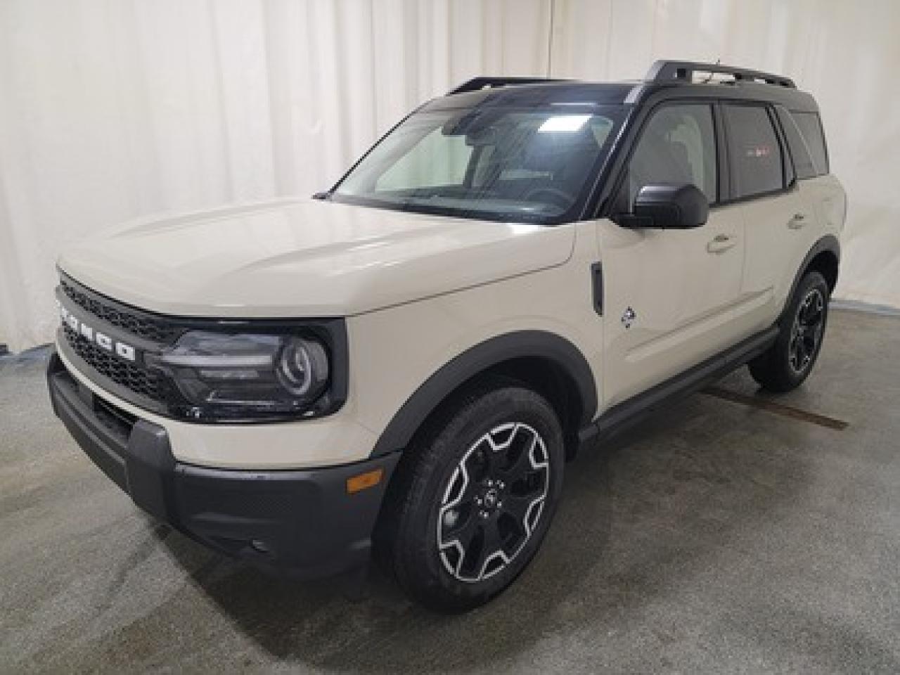 This all-new 2025 Ford Bronco Sport Outer Banks 300A shines in Dessert Sand. This 5-passenger compact SUV is powered by the 1.5L EcoBoost® engine, delivering 181 horsepower and 190 lb-ft of torque. With an 8-speed automatic transmission and Auto Start-Stop Technology, it offers a smooth yet efficient drive, ideal for city commutes or highway adventures.

Key Features:
Premium-Trimmed Sport Contour Heated Front Seats
Premium-Wrapped Heated Steering Wheel
Rear Parking Sensors
Memory Drivers Seat and Side Mirrors
6-Way Power Passenger Seat
Push-Button Start
SYNC® 4 with a 13.2-inch Center Display, Wireless Apple CarPlay® and Android Auto
18 Machined-Face Ebony Black-Painted Aluminum Wheels
Dual-Zone Electronic Automatic Temperature Control
Terrain Management System with 5 G.O.A.T. Modes (Normal, ECO, Sport, Slippery, Off-Road)
LED Headlights, Fog Lights, and Signature Lights
FordPass® Connect with Remote Start

Snow, rain, mud, or sunshinethis vehicle is built for it all! The All-Weather Package adds extra protection where it matters most, with premium mud flaps to shield your paint from road debris, all-weather floor mats to protect your interior from lifes messes, and Xpel paint protection to help guard against those infuriating rock chips. Drive with confidence, knowing your investment is protected from Regina's elements.

Bennett Dunlop Ford, proudly serving Regina for over 40 years, is conveniently located at 770 Broad Street. With over 3,500 Google reviews, our reputation reflects our commitment to providing a fast, easy, and enjoyable vehicle-buying experience. We eliminate the hassle with no admin or documentation fees, transparent upfront pricing that lets you shop with total confidence. But were more than just a dealershipwere driven to make a difference by supporting local community initiatives and events that matter to you. Visit Bennett Dunlop Ford today and experience why were Reginas trusted choice for quality vehicles, exceptional service, and a genuine commitment to driving change in our community!