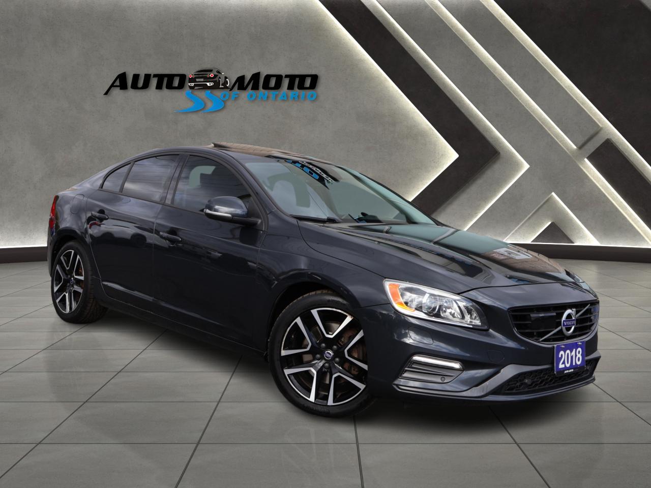 Used 2018 Volvo S60 T6 DYNAMIC AWD *VOLVO MAINTAIN* CAMERA NAV BLUETOOTH LEATHER HEATED SEATS SUNROOF CRUISE ALLOYS for sale in Burlington, ON