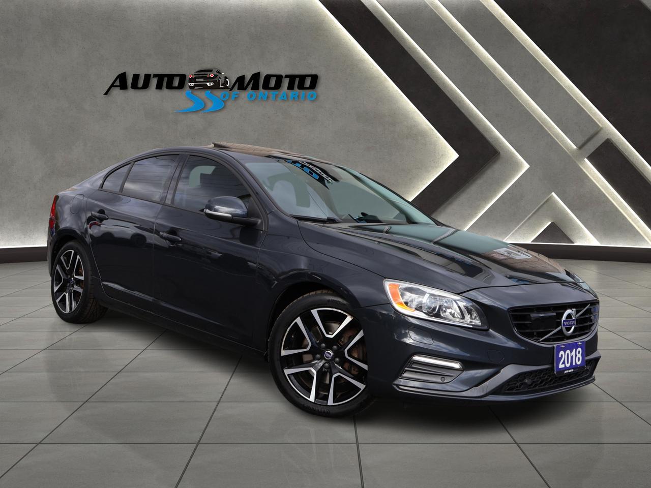 2018 Volvo S60 T6 DYNAMIC AWD *VOLVO MAINTAIN* CAMERA NAV BLUETOOTH LEATHER HEATED SEATS SUNROOF CRUISE ALLOYS Photo0