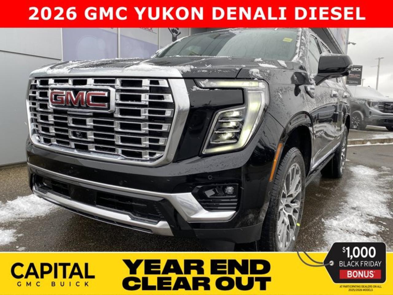 New 2026 GMC Yukon Denali 4WD for sale in Edmonton, AB